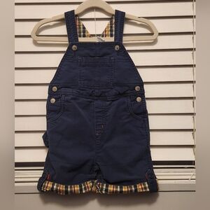 Vintage Y2K Gymboree Navy Blue Corduroy Overalls Size 12-18 Months!